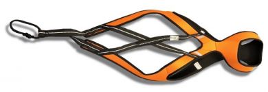 Sleddog Renngeschirr/ X-Shirt orange ML rot/gelbe Schlaufe 23-25 kg
