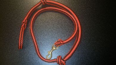 THS-Leine,Canicrossleine mit integriertem Ruckdämpfer 1,85 m 