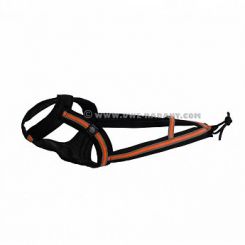 Zuggeschirr Faster (V-Back) Schwarz/orange  S
